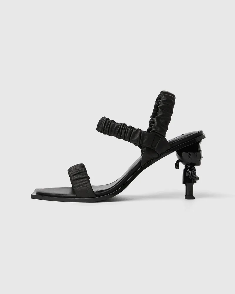 Karl Lagerfeld Ikon Nft Slingbackpumps Mit Absatz, Damen, Schwarz, Größe Schwarz