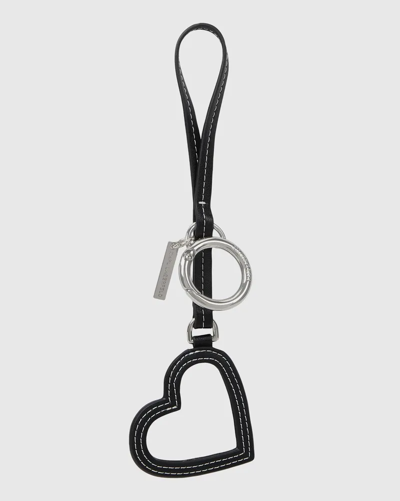 Karl Lagerfeld K/signature Schlüsselring Mit Spiegel, Female, Nickel, Size Grey