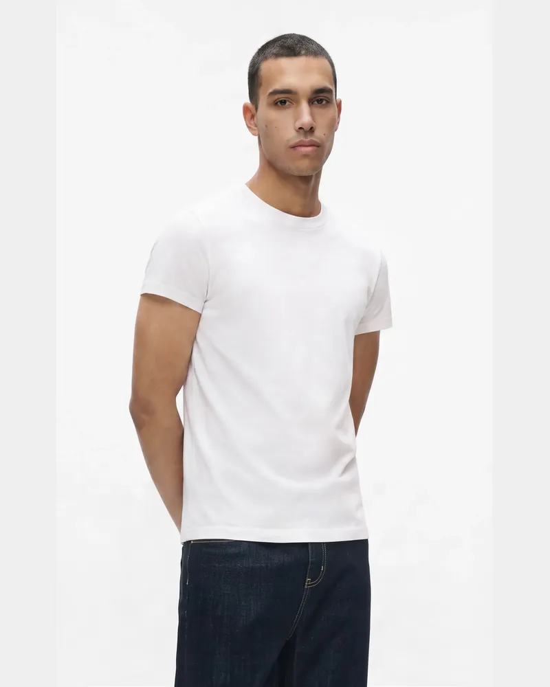 Karl Lagerfeld T-shirt In Muscle-fit-passform, Male, Weiss, Size White