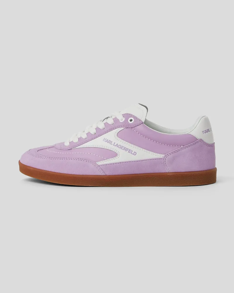 Karl Lagerfeld Kandidate Niedrige Spitzen-sneakers, Damen, Lila, Größe Lila