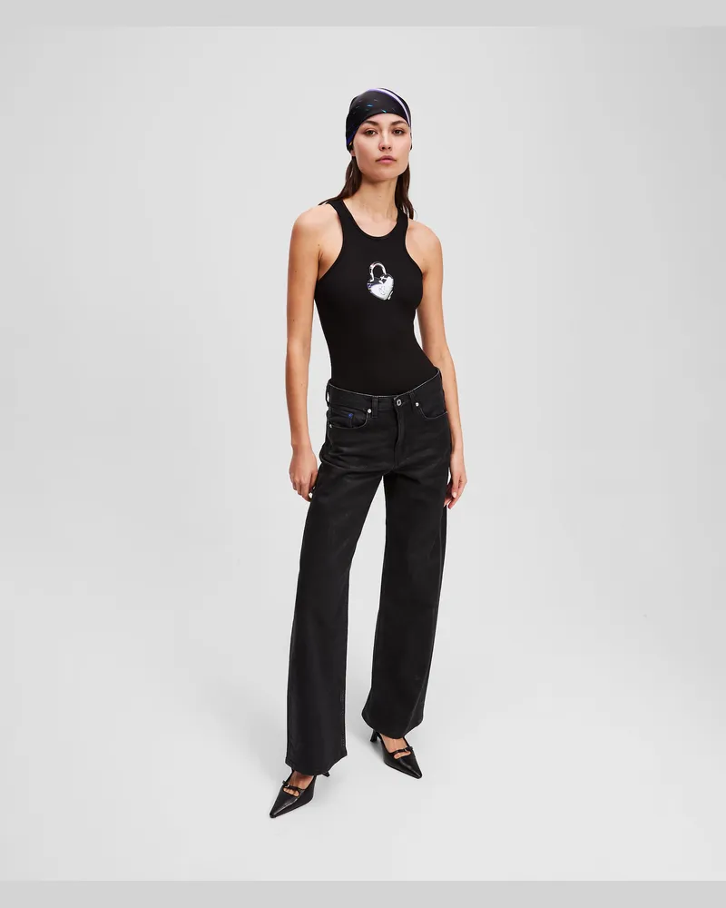 Karl Lagerfeld Love Unlocked Body, Frau, Schwarz, Größe Schwarz