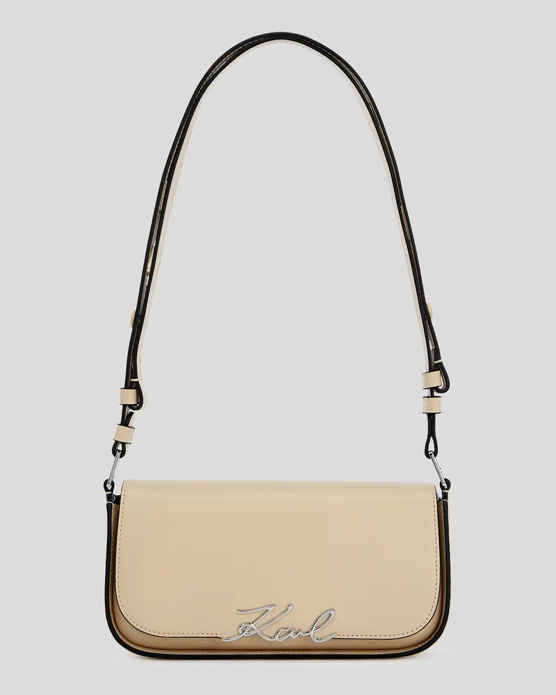 Karl Lagerfeld K/signature Zweiweg-umhängetasche, Frau, Trench Beige, Größe Trench