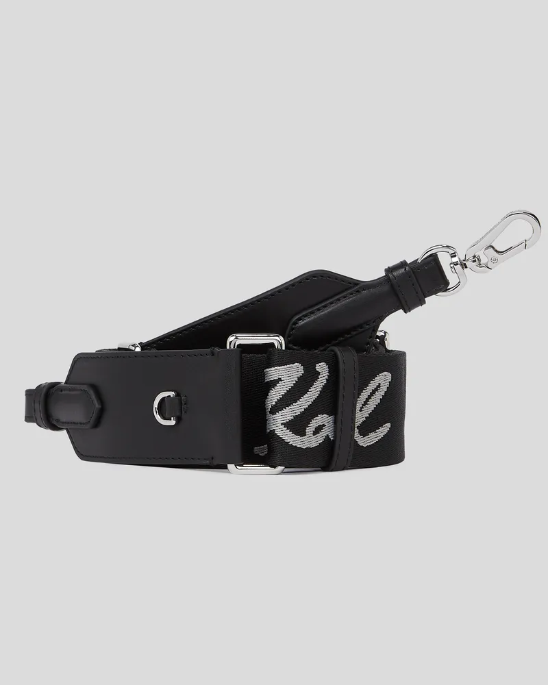 Karl Lagerfeld K/signature Gurtband, Frau, Schwarz, Größe Schwarz