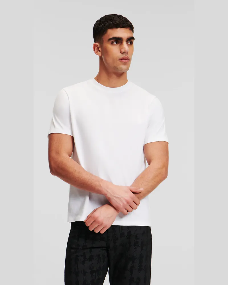 Karl Lagerfeld Kameo T-shirt, Mann, Weiss, Größe Weiss