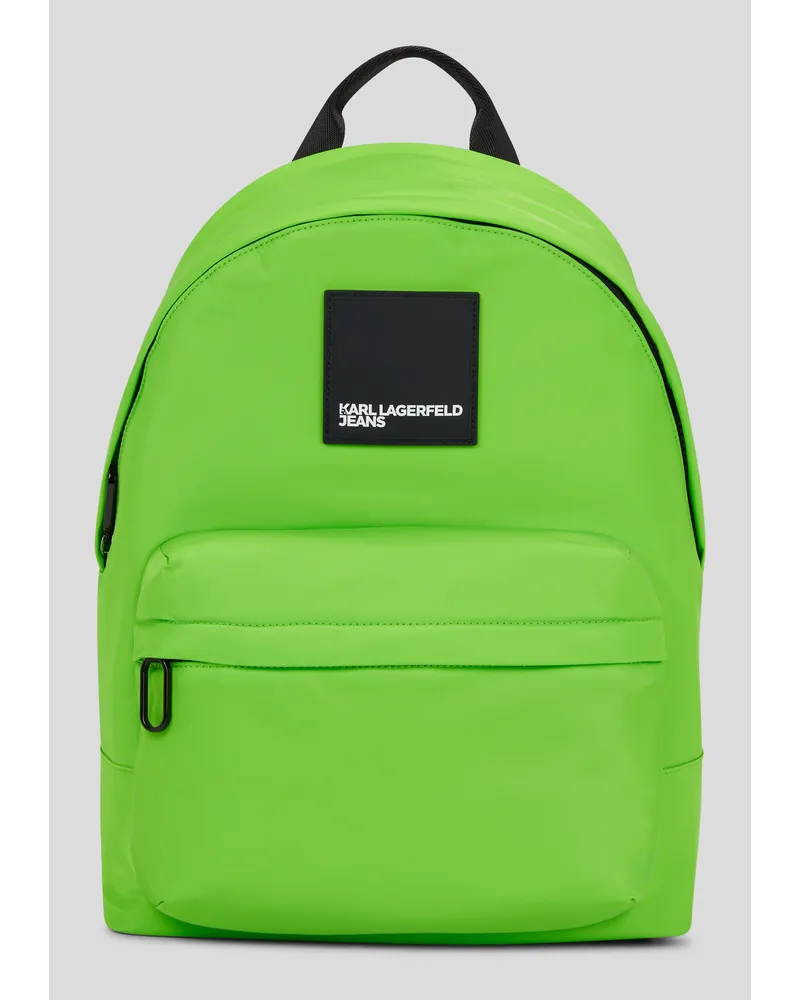 Karl Lagerfeld Klj urban-rucksack aus Nylon, Mann, Grüner Gecko Grüner