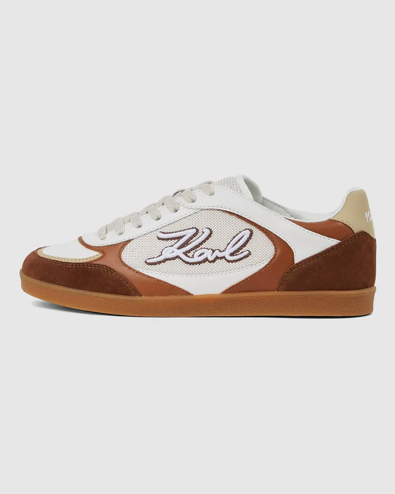 Karl Lagerfeld Exklusive Kandidate Signia Sneakers Mit Stickerei, Damen, Braun, Größe Braun