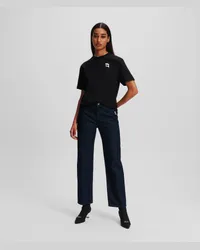 Karl Lagerfeld K/ikonik Girlfriend-jeans, Frau, Blauer Denim Blauer