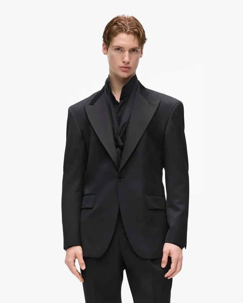 Karl Lagerfeld Kl Studio Anzugjacke, Herren, Schwarz, Größe Schwarz