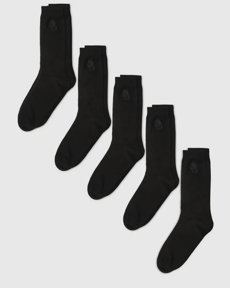 Karl Lagerfeld Kameo-socken – 5er Pack, Herren, Schwarz, Größe Schwarz