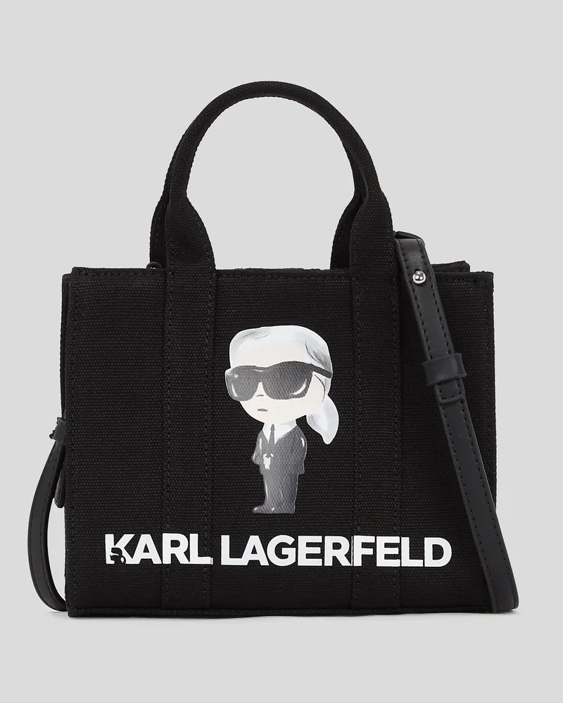 Karl Lagerfeld Ikon Mini Tote-bag, Frau, Schwarz, Größe Schwarz
