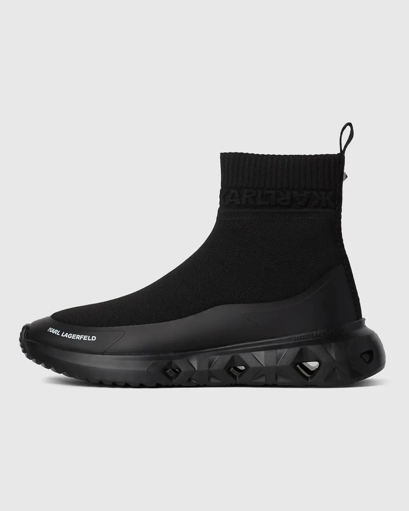 Karl Lagerfeld K/kite Run Sockenstiefel, Herren, Schwarz, Größe Schwarz