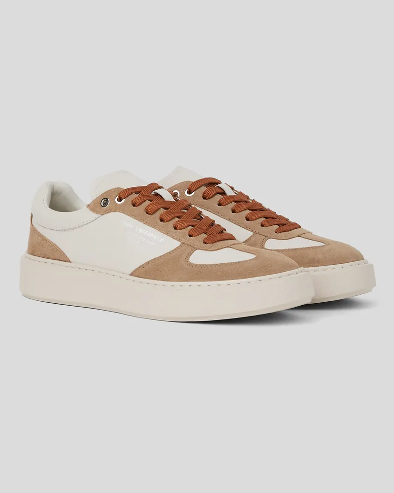 Karl Lagerfeld Rue st-guillaume Maxi kup Sneaker, Mann, Off White, Größe Off