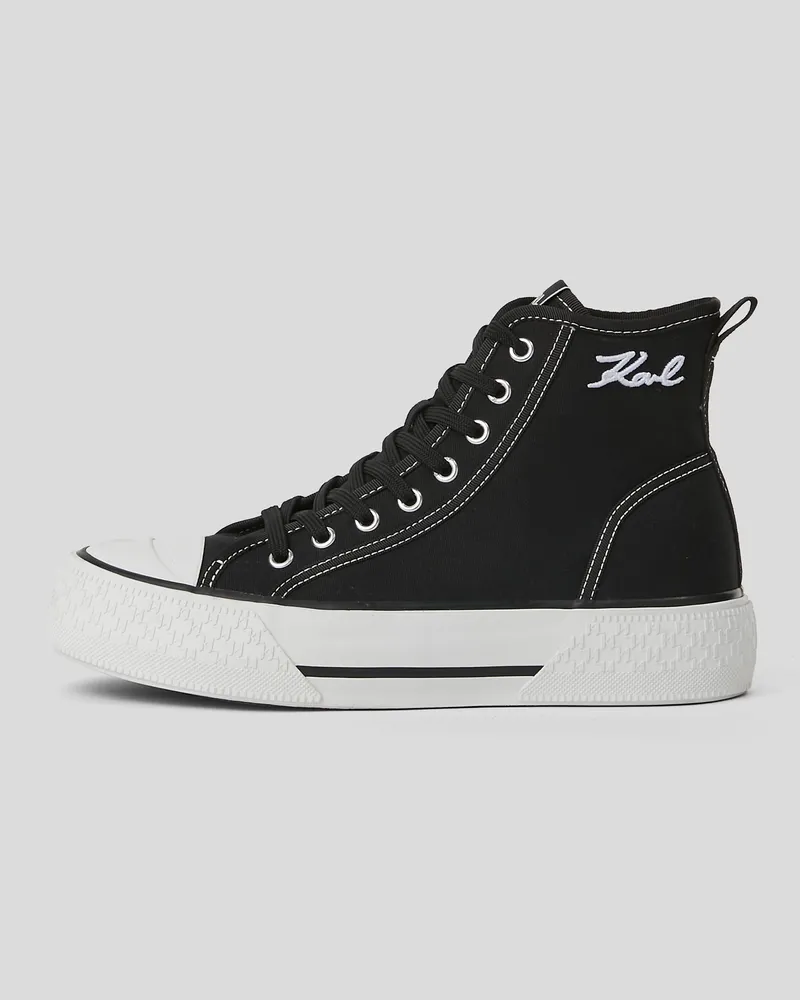 Karl Lagerfeld Kampus Max Iii High-top Sneakers, Frau, Schwarz, Größe Schwarz
