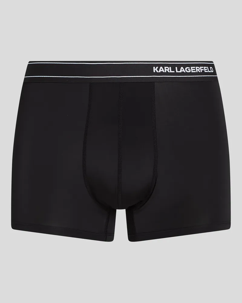 Karl Lagerfeld Leichte Boxershorts Mit Logo – 3er-set, Herren, Schwarz, Größe Schwarz