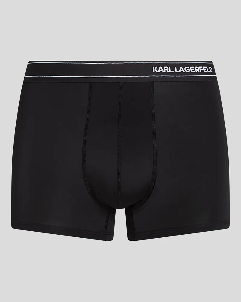 Karl Lagerfeld Leichte Boxershorts Mit Logo – 3er-set, Mann, Schwarz, Größe Schwarz