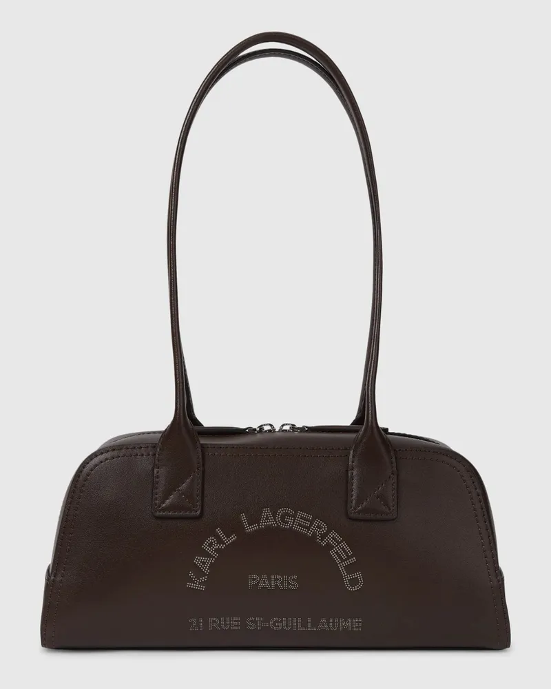 Karl Lagerfeld Kleine K/daily Längliche Schultertasche, Damen, Tobacco, Größe Tobacco
