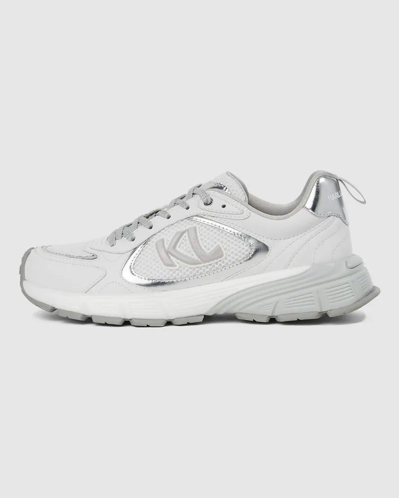 Karl Lagerfeld Orion Sneakers Mit Monogramm, Damen, Weiss, Größe Weiss