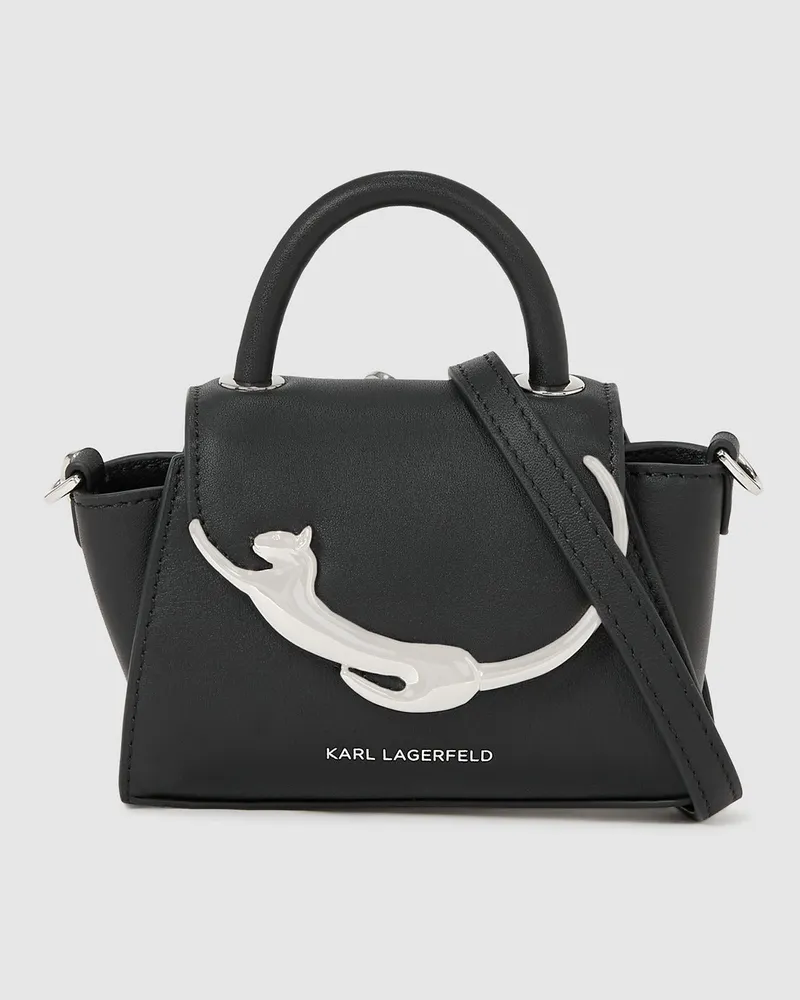 Karl Lagerfeld Choupette Nano Tasche, Damen, Schwarz, Größe Schwarz