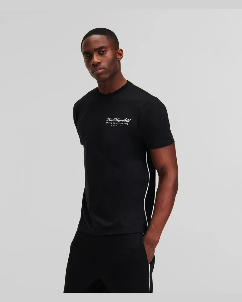 Karl Lagerfeld Hotel karl Loungewear-t-shirt, Mann, Schwarz, Größe Schwarz