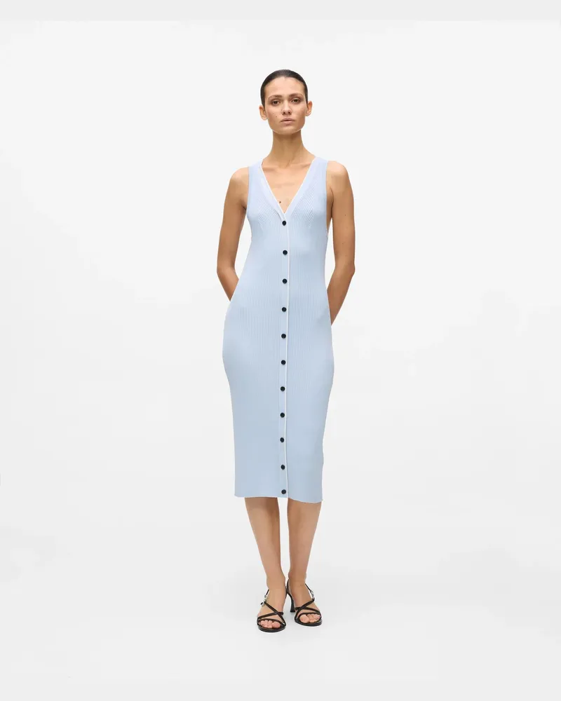 Karl Lagerfeld Strickkleid Mit Logo, Damen, Kentucky Blau-purpur, Größe Kentucky