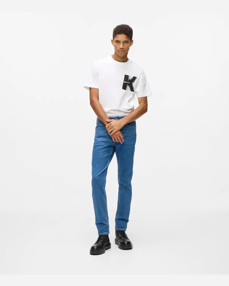 Karl Lagerfeld Slim Jeans, Herren, Hellblau, Größe Hellblau