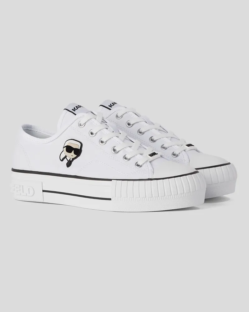 Karl Lagerfeld Ikon Kampus max-sneaker, Frau, Weiss, Größe Weiss