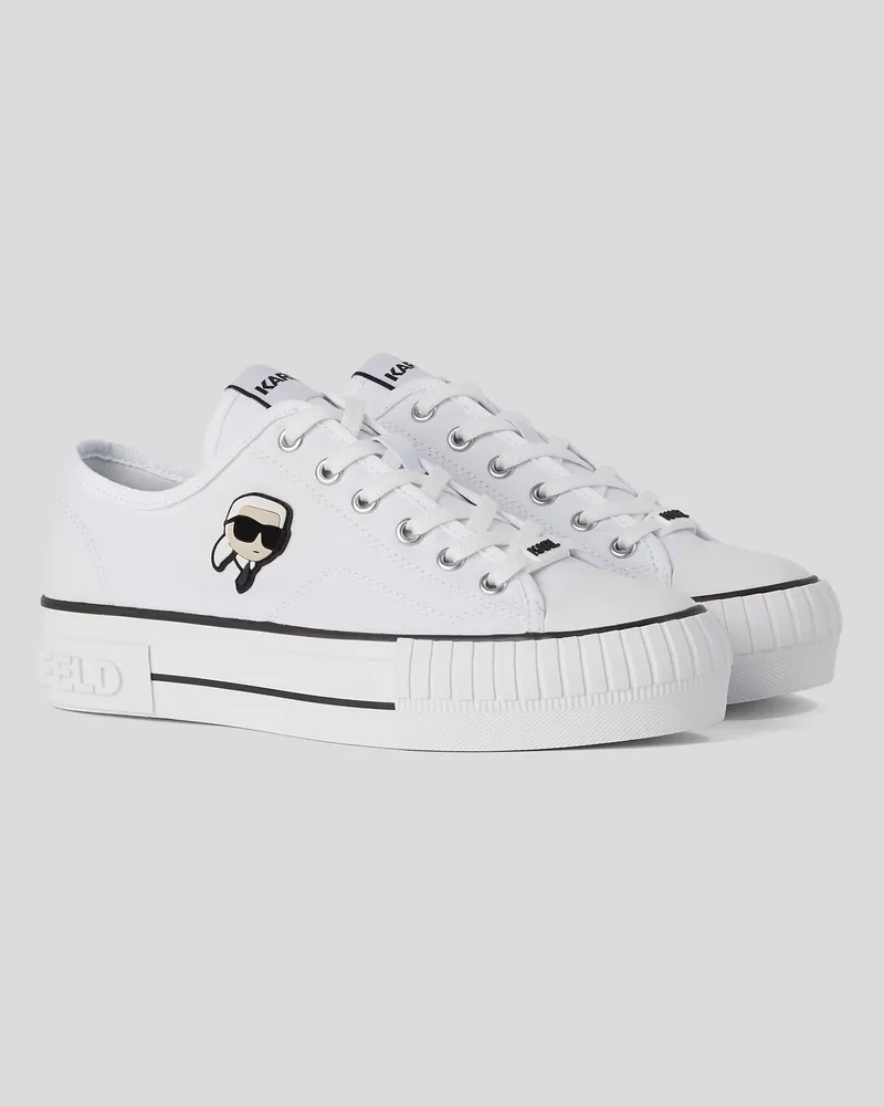 Karl Lagerfeld Ikon Kampus Max-sneaker, Damen, Weiss, Größe Weiss