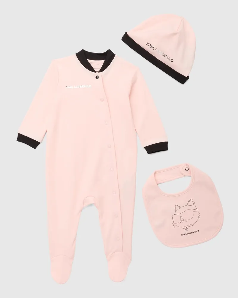 Karl Lagerfeld Ikon Schlafset Für Babys – 3er-pack, Hellrosa, Größe Hellrosa