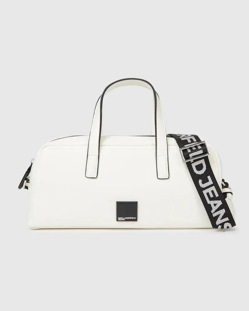 Karl Lagerfeld Bowling bag Mit Box-logo, Damen, Reiher, Größe Reiher