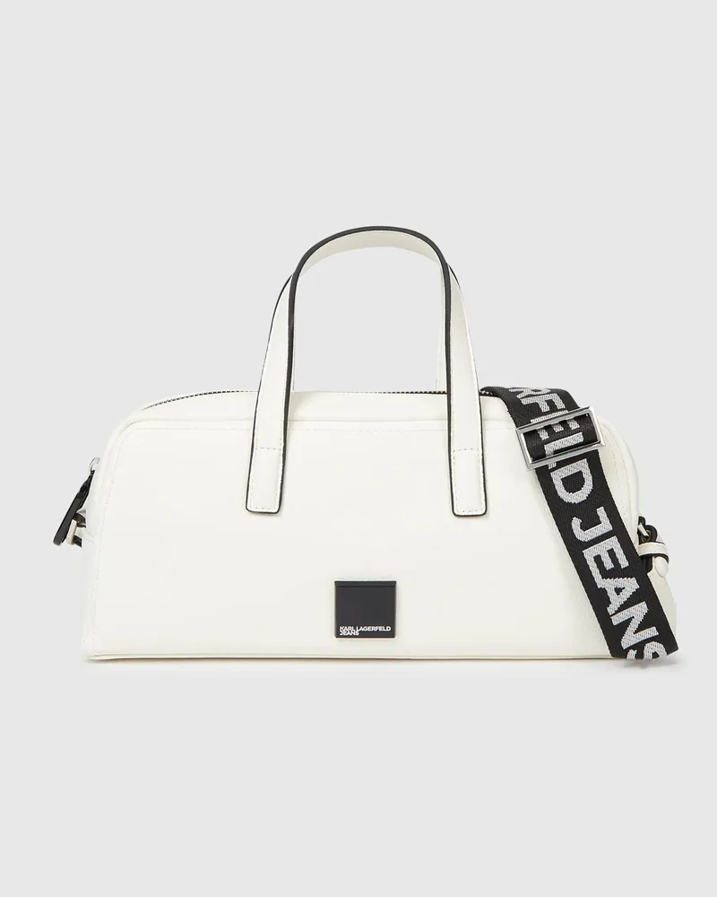 Karl Lagerfeld Bowling bag Mit Box-logo, Damen, Reiher, Größe Reiher