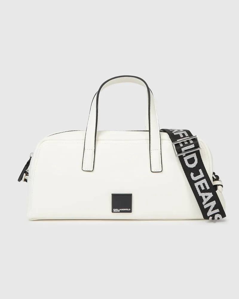Karl Lagerfeld Bowling bag Mit Box-logo, Damen, Reiher, Größe Reiher
