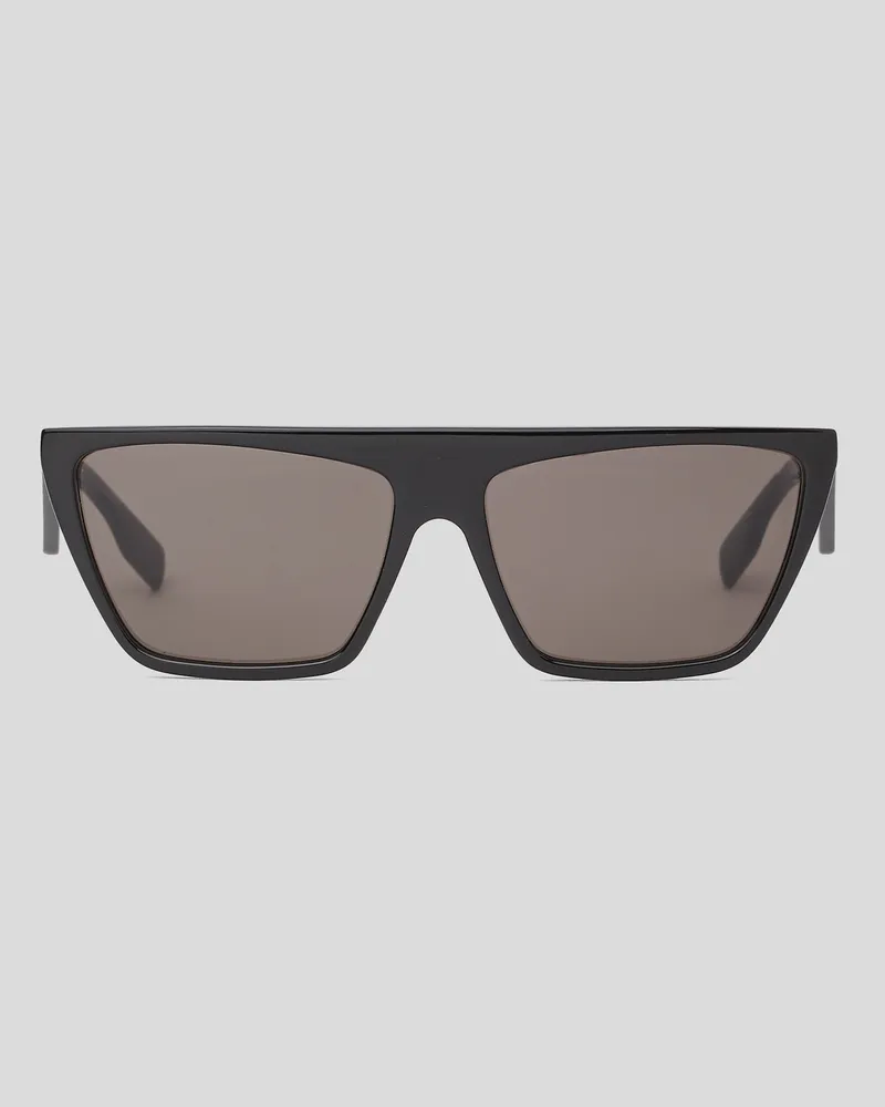 Karl Lagerfeld Sonnenbrille Mit Logo, Mann, Schwarz, Größe Schwarz