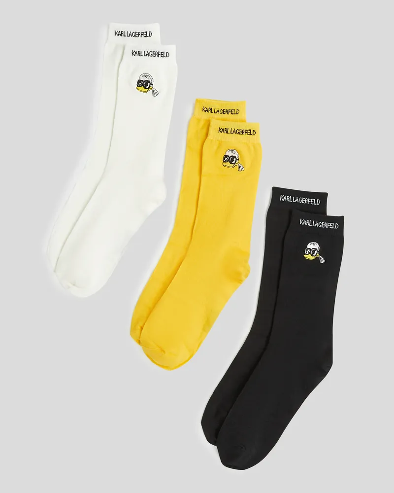 Karl Lagerfeld Disney X Kl Socken – 3er-set, Mann, Multi, Größe Multi