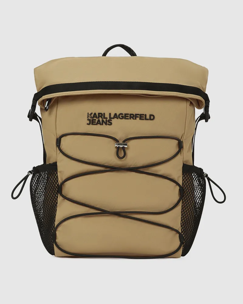 Karl Lagerfeld Rucksack Mit Kordelzug Im Utility-stil, Herren, Chipmunk, Größe Chipmunk