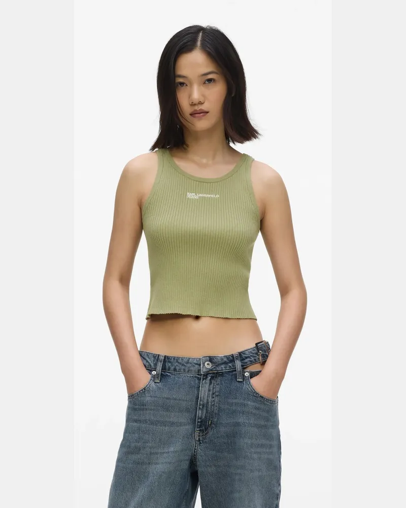 Karl Lagerfeld Gestricktes Tanktop, Damen, Tee, Größe Tee