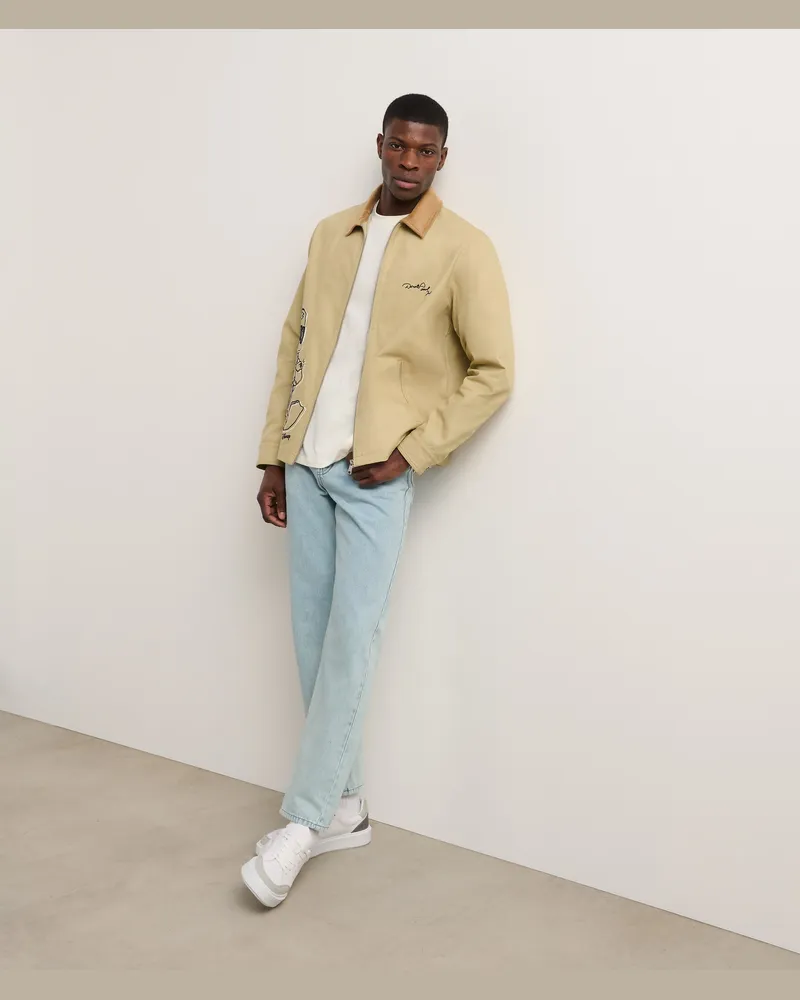 Karl Lagerfeld Disney X Kl Jeans Mit Geradem Bein, Herren, Hellblauer Denim, Größe Hellblauer