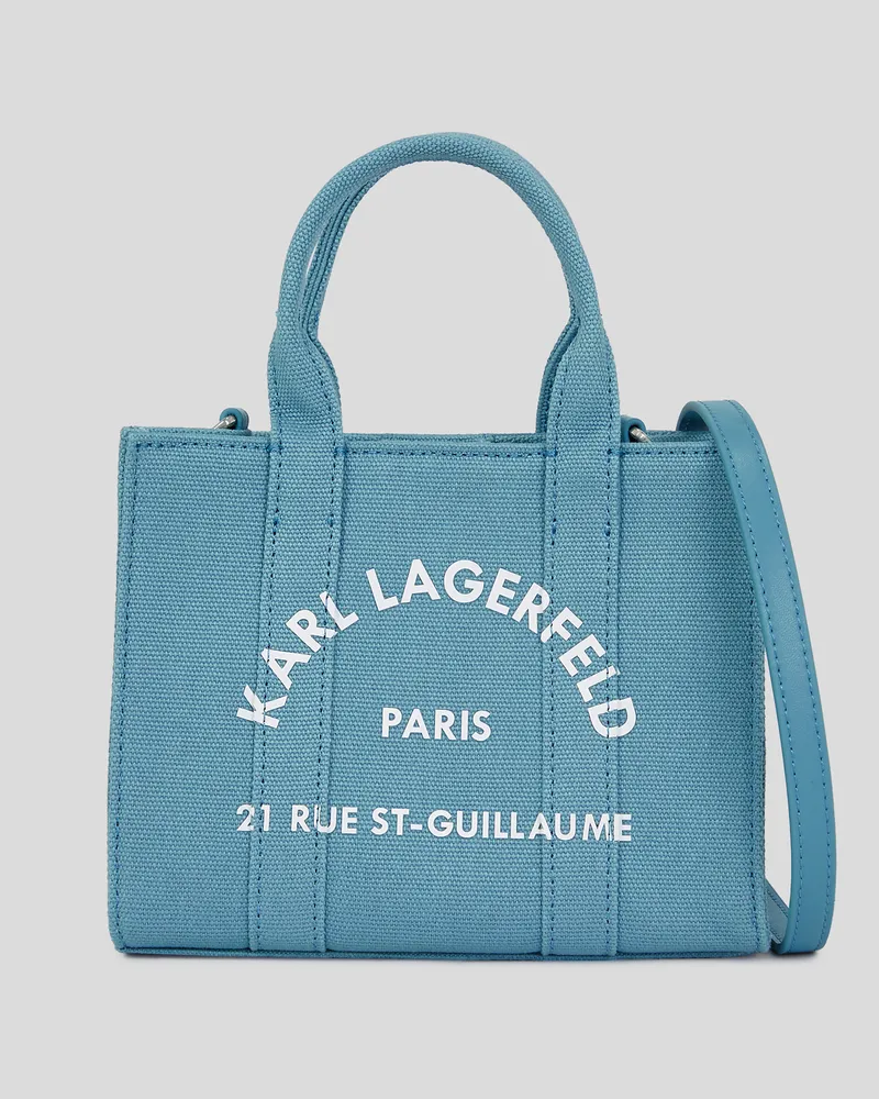 Karl Lagerfeld Rue St-guillaume Mini Tote-bag, Frau, Dunkles stilles Wasser, Größe Dunkles