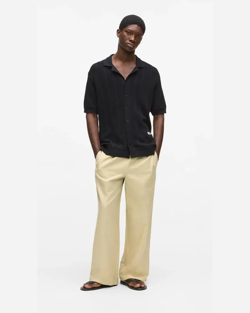 Karl Lagerfeld Hose Aus Leinenmischgewebe, Herren, Corydalis Blau, Größe Corydalis