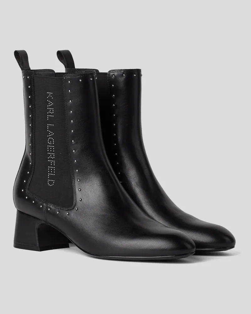 Karl Lagerfeld Bonnie chelsea-boots Mit Nieten, Frau, Schwarz, Größe Schwarz