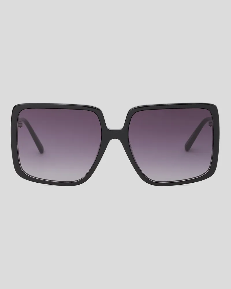 Karl Lagerfeld Sonnenbrille Mit Logo, Frau, Schwarz, Größe Schwarz