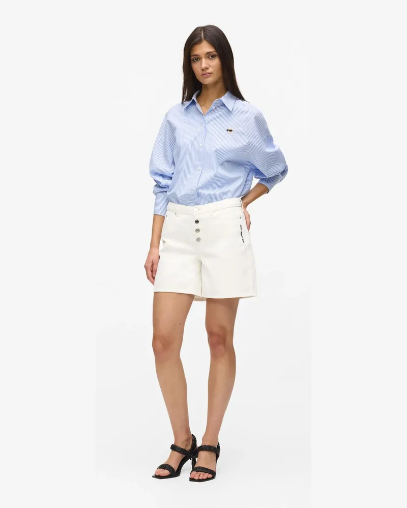 Karl Lagerfeld Ikon Denim-shorts, Damen, Pristine, Größe Pristine