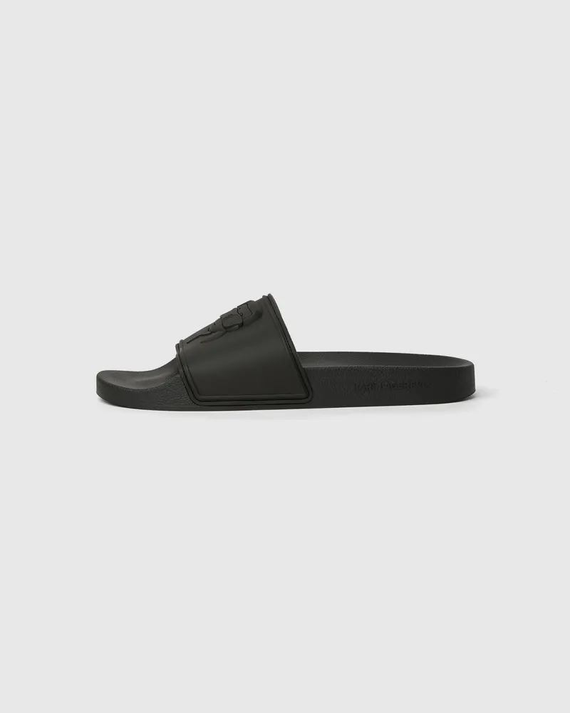 Karl Lagerfeld Ikon Nft Kondo Slipper, Herren, Schwarz, Größe: 46 Schwarz