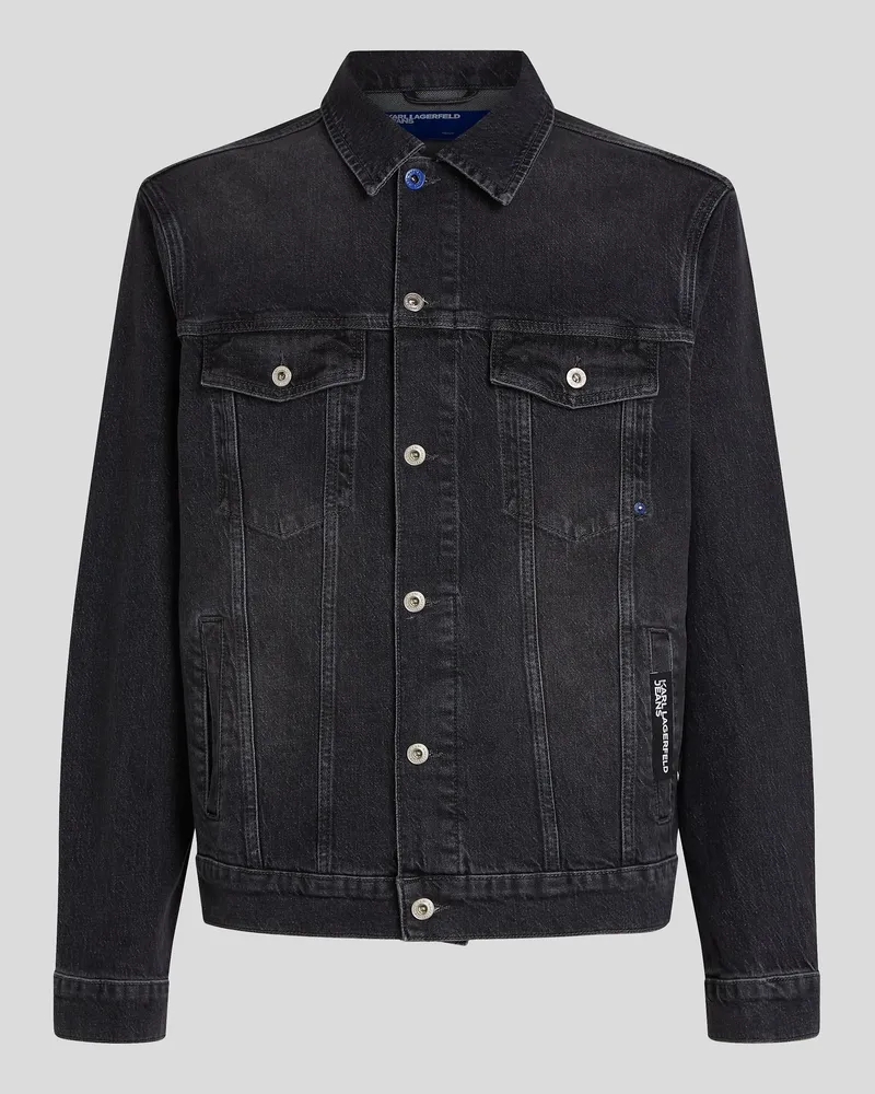 Karl Lagerfeld Jeansjacke, Mann, Washed Dark, Größe Washed