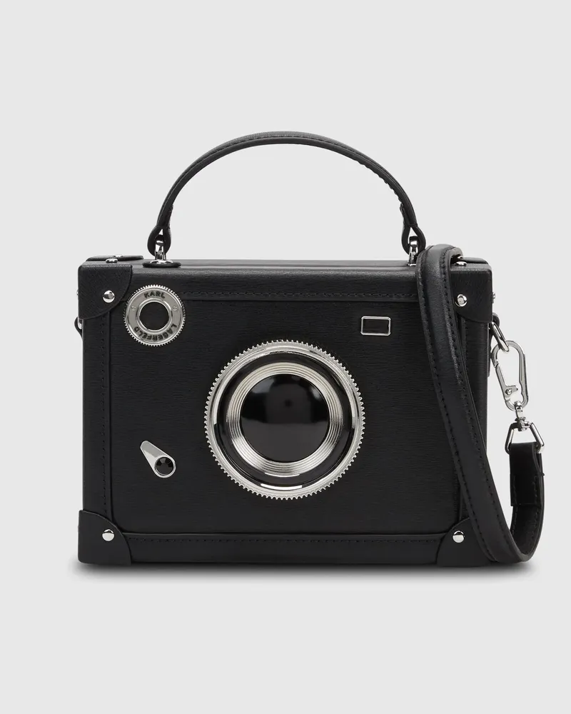 Karl Lagerfeld K/novelty Tasche In Kamerform, Female, Schwarz-nickel, Size Black