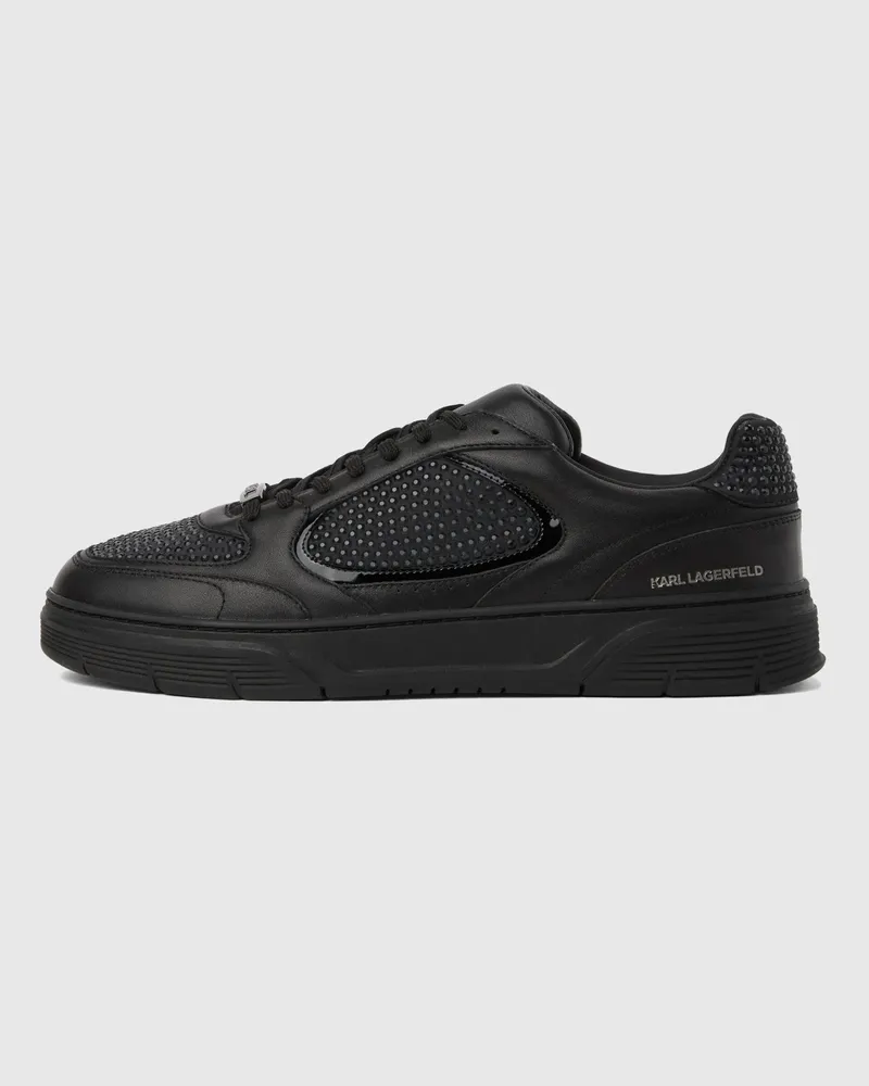 Karl Lagerfeld Kourtney Sneakers Mit Strass, Herren, Verwaschenes Mittelblau, Größe Verwaschenes