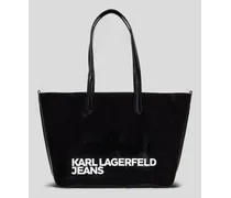 Tote-bag mit Klj essential-logo, Frau, Schwarz