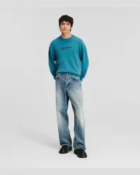 Karl Lagerfeld Klj baggy-jeans, Mann, Green Cast Blue Green