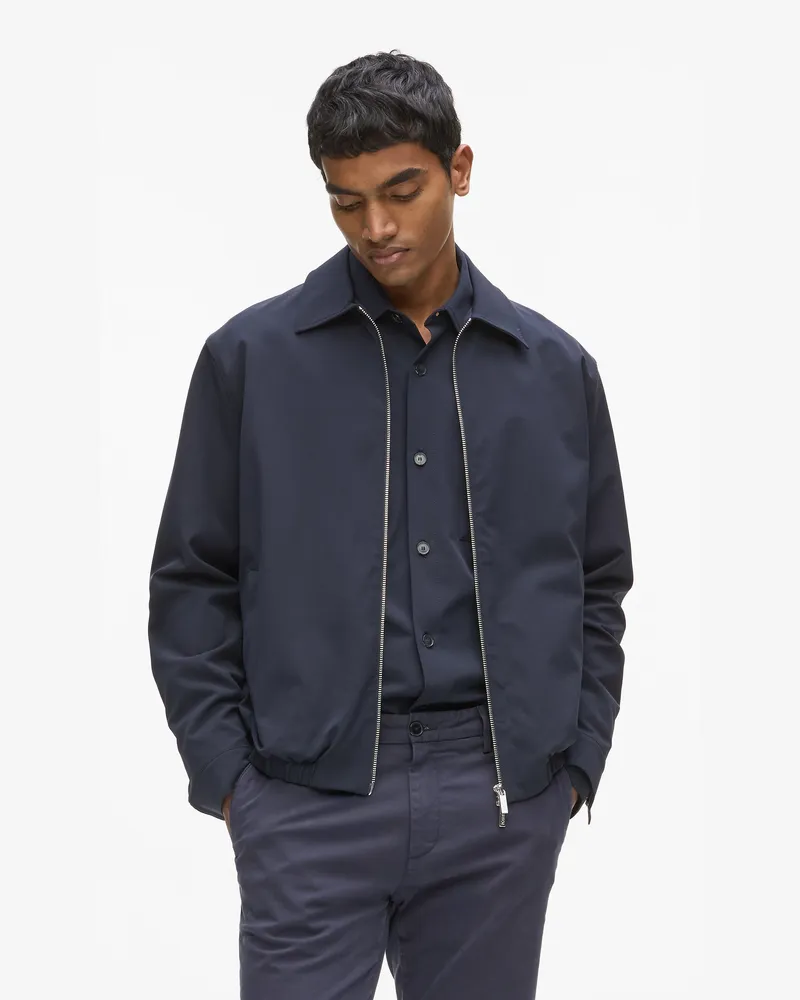 Karl Lagerfeld Blousonjacke Mit Reißverschluss, Herren, Night Blue, Größe Night