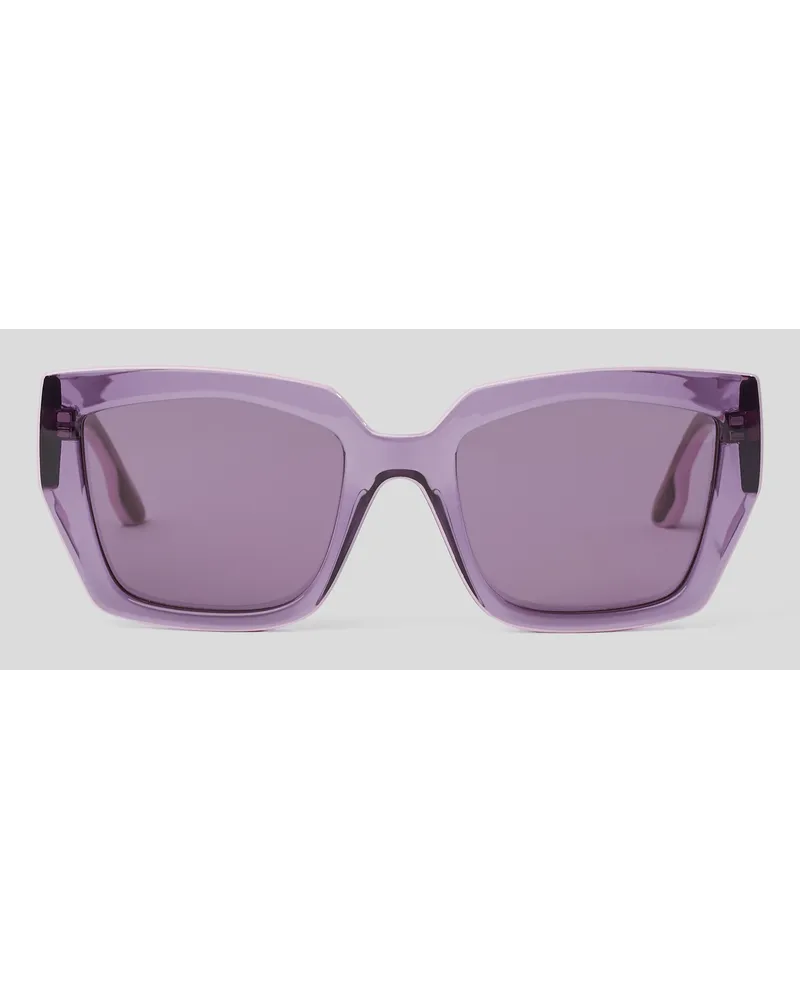 Karl Lagerfeld Sonnenbrille mit Karl-logo, Frau, Lilac Lilac