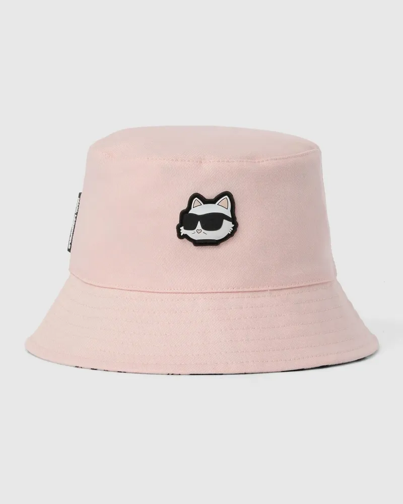 Karl Lagerfeld Ikon Choupette Wendbarer Bucket Hat Für Babys, Weiss/pink, Größe Weiss